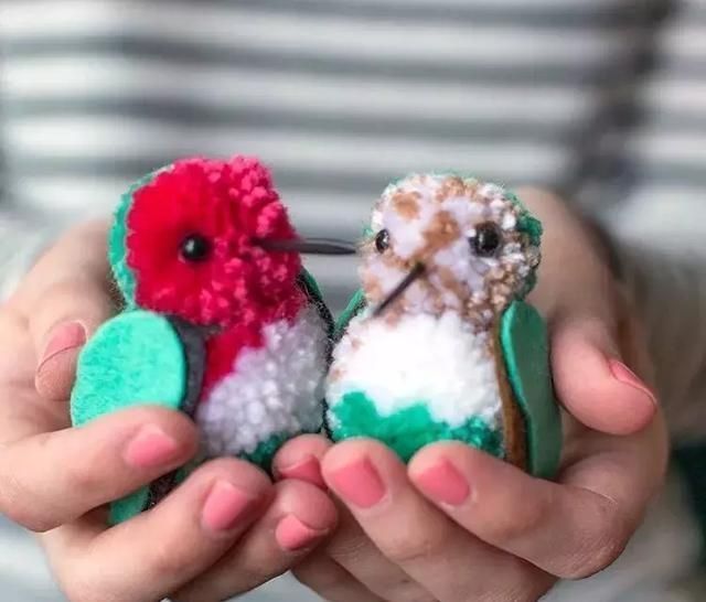 DIY|织毛衣剩下一点毛线,留着做什么DIY小鸟玩偶吧,孩子可喜欢了