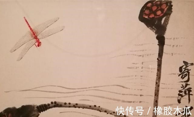 昆虫#齐白石画蝉感觉不过瘾,画了一只“残缺”的蜻蜓,没想到值9亿元!