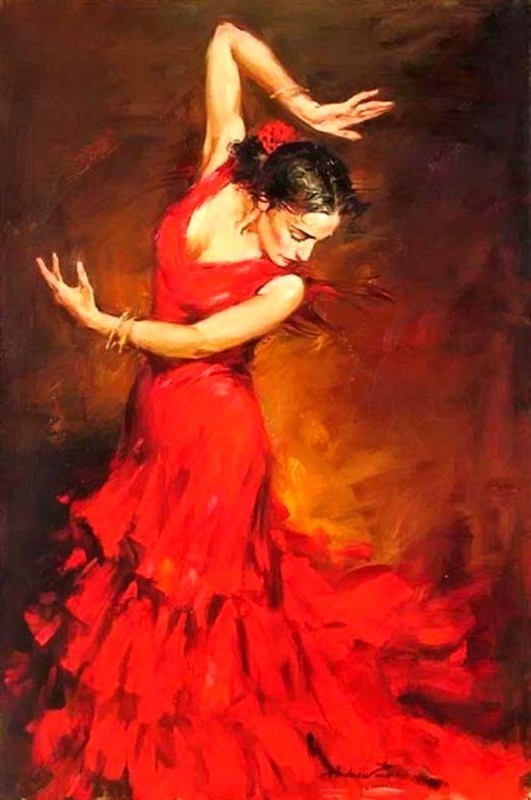 布良斯克！俄罗斯艺术家安德鲁阿特罗申科拉丁风情画