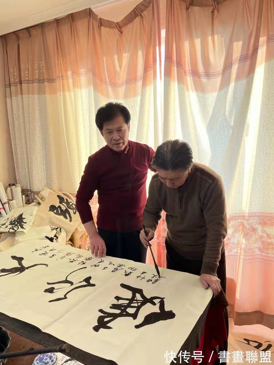 翰墨书画院!走进内蒙看望老艺术家