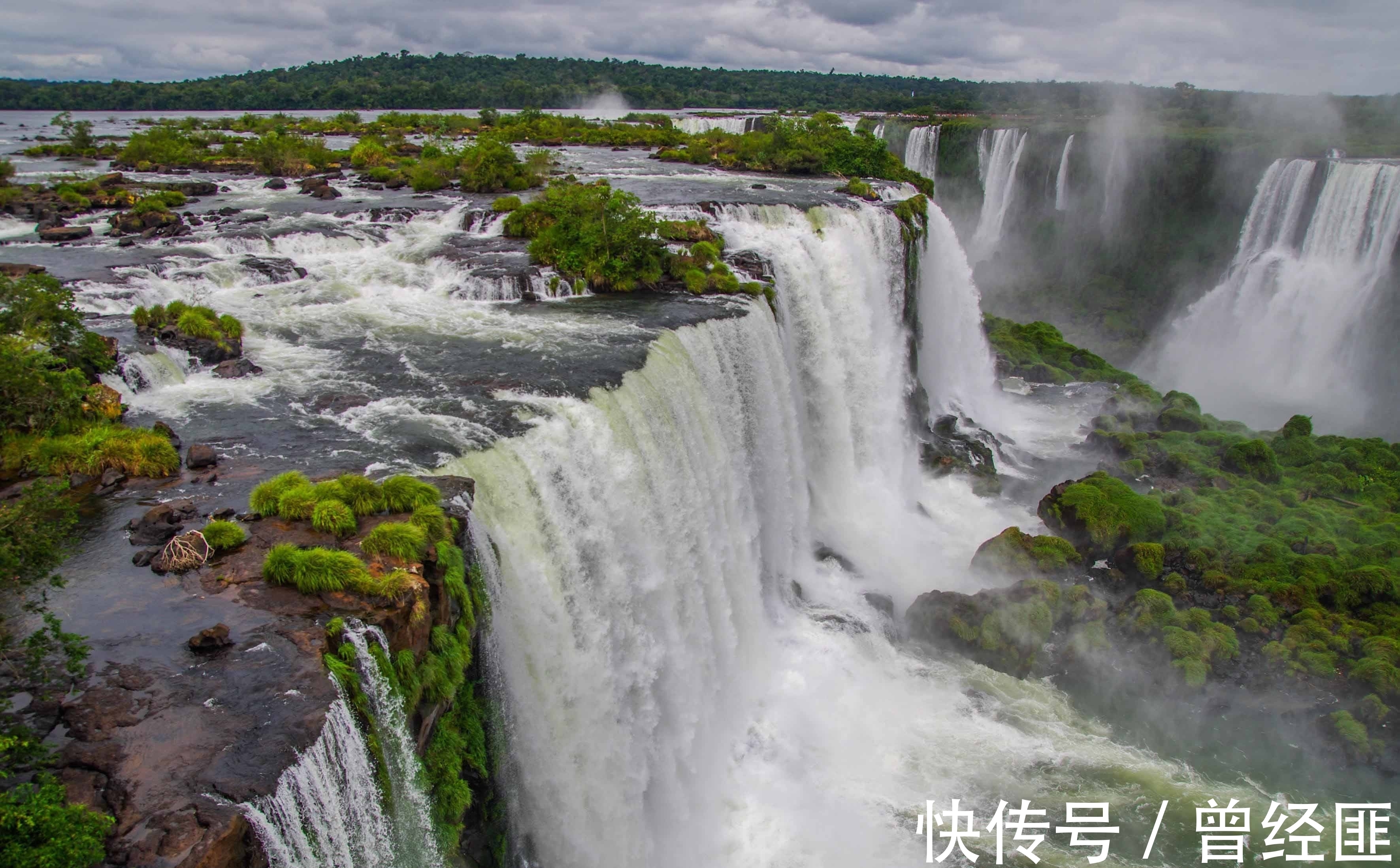 春光乍泄|世界上最宽的瀑布,宽度超4千米,每小时能灌满1.8万个标准泳池