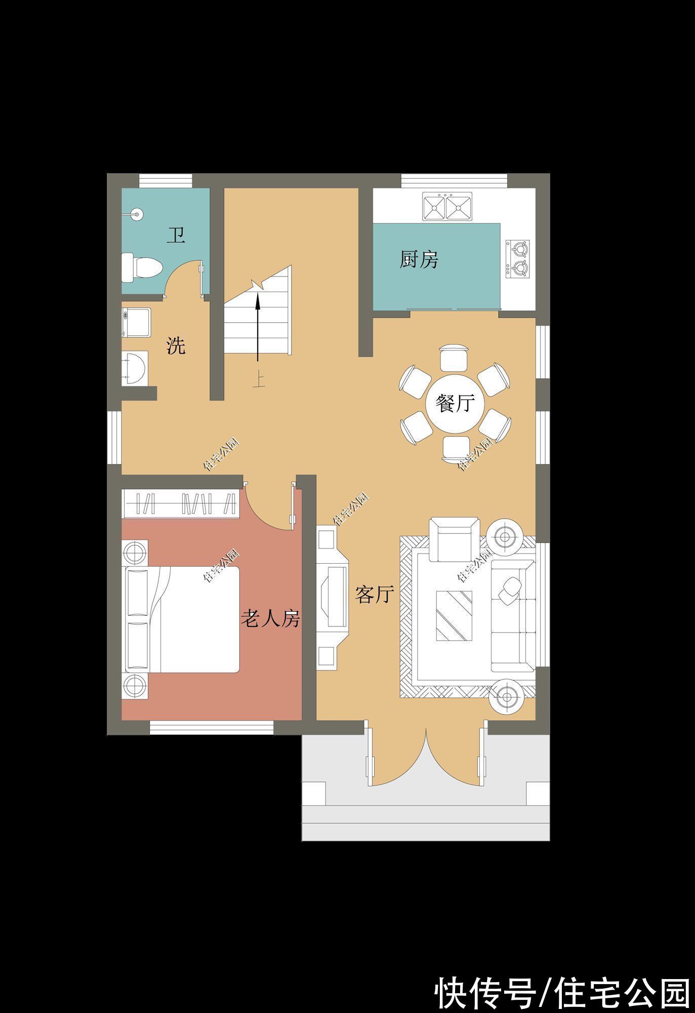 占地面积|占地不足百平,也能建出大气别墅!10套图纸你更喜欢哪一套?