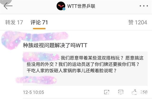 国乒|中国球迷不买账!国乒遭歧视侮辱，国际乒联总结世乒赛却不提这事