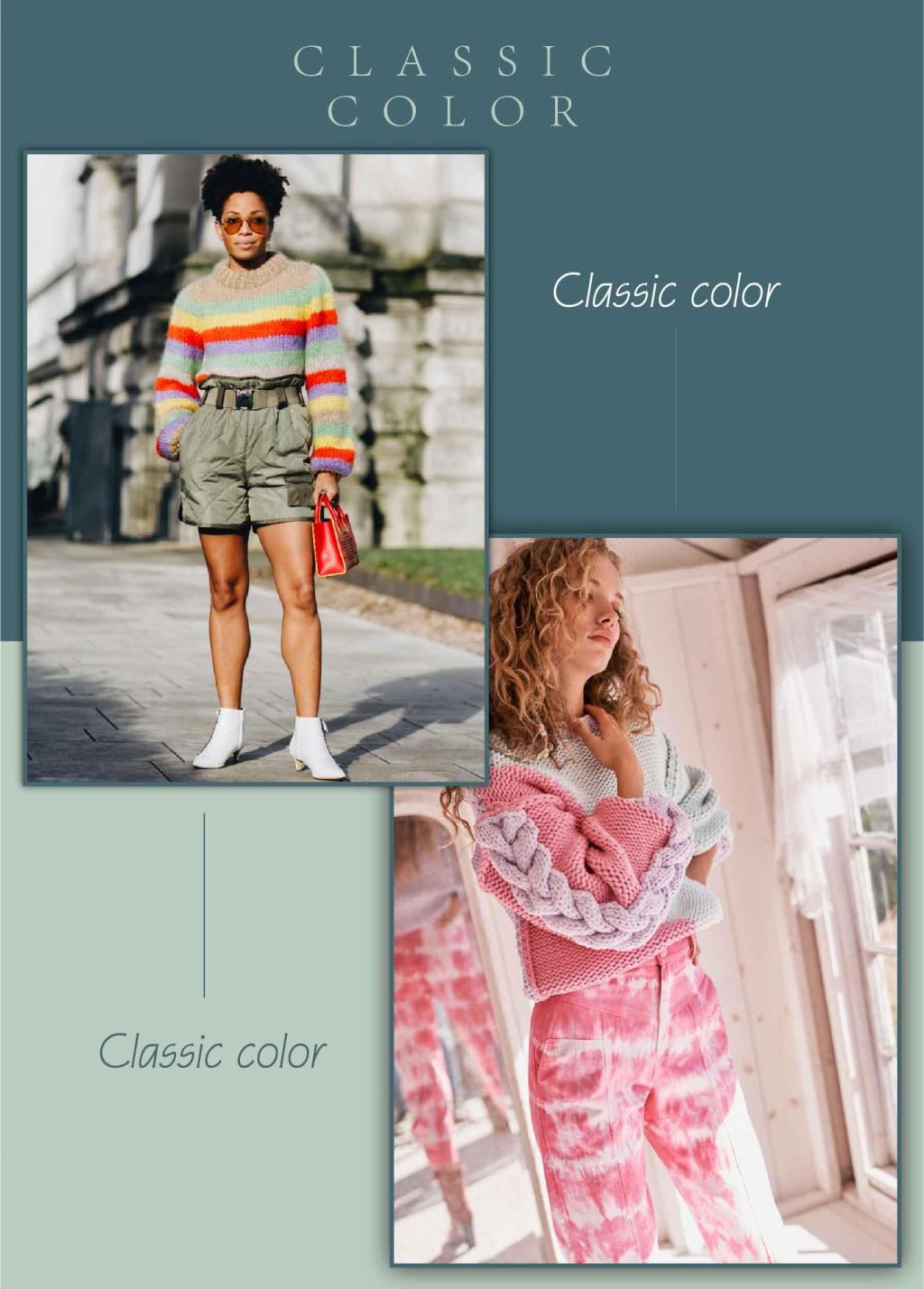 开春赶紧告别黑白灰，彩色毛衣有春日feeling，减龄又清新