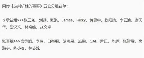 《披荆斩棘的哥哥》五公淘汰名单:共3人,一位来自大湾区