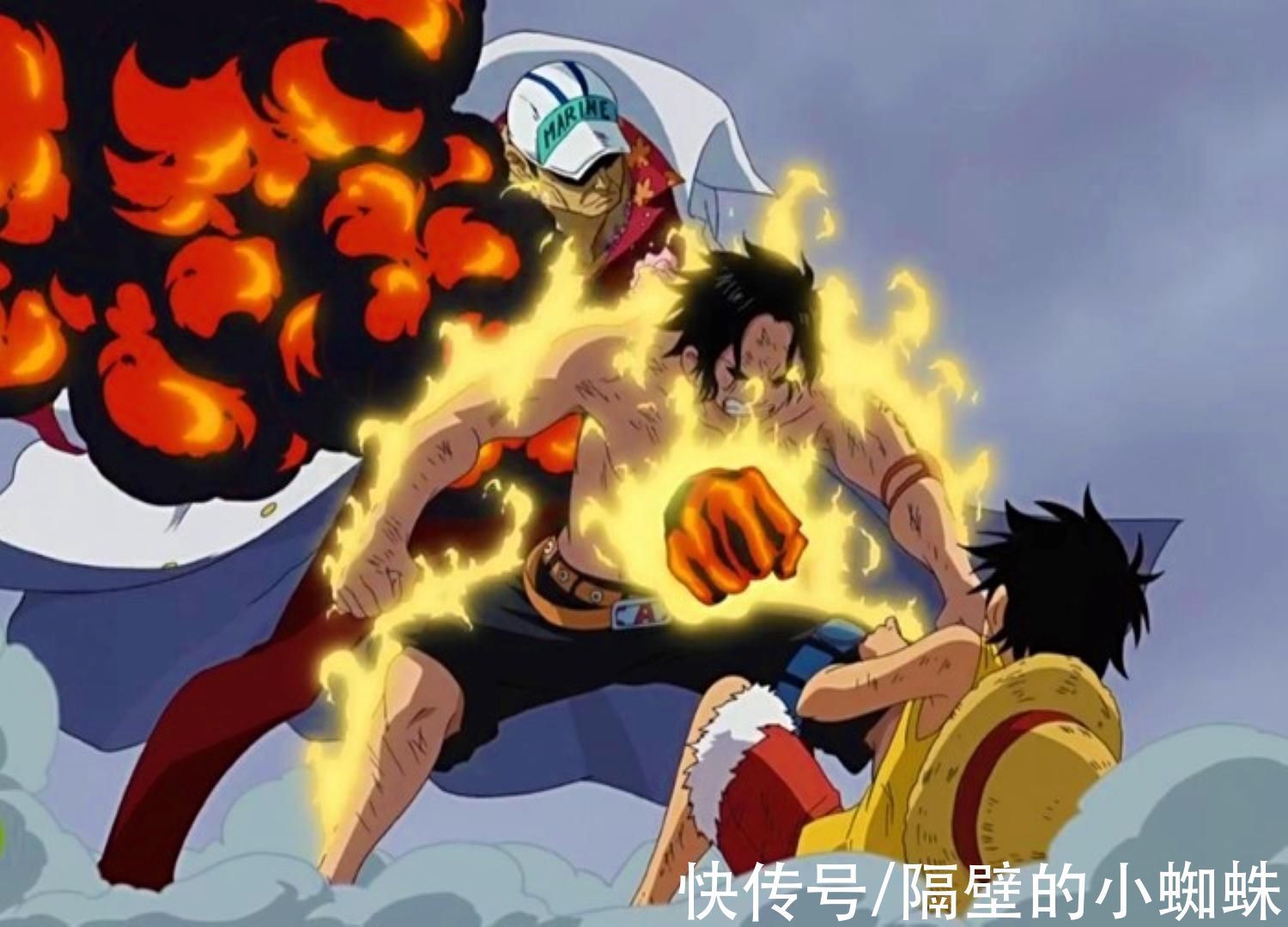 赤犬|海贼王:赤犬身为海军元帅,却始终比战国差了一点意思