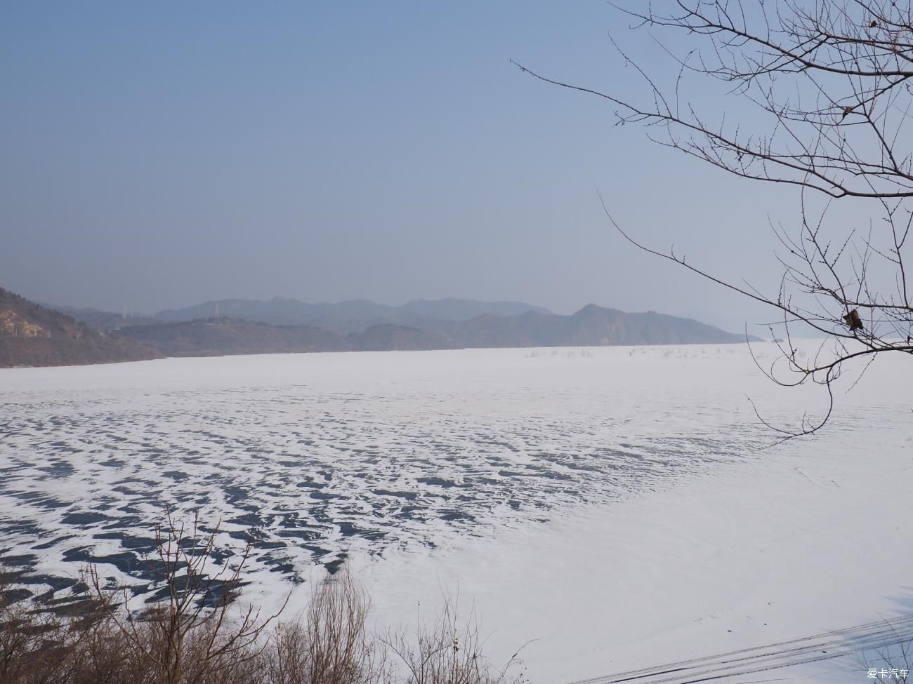 入画|山中观残雪