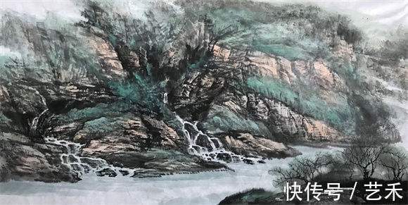 许文杰#北派山水画家许文杰作品欣赏