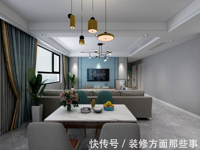 简约主义|132平三居室简练出的新概念，摒弃传统的陈俗与浮华