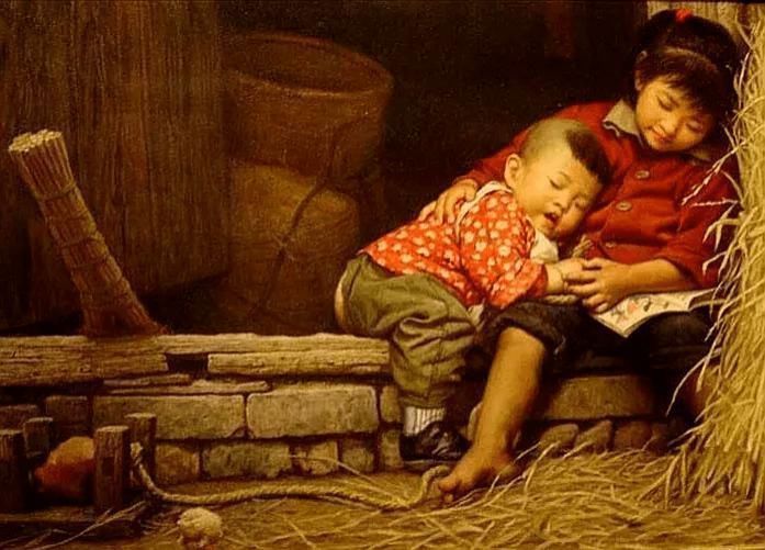 一代人|绝对硬实力,火遍全球的油画作品,承载了一代人的深刻记忆,张张感人至深~