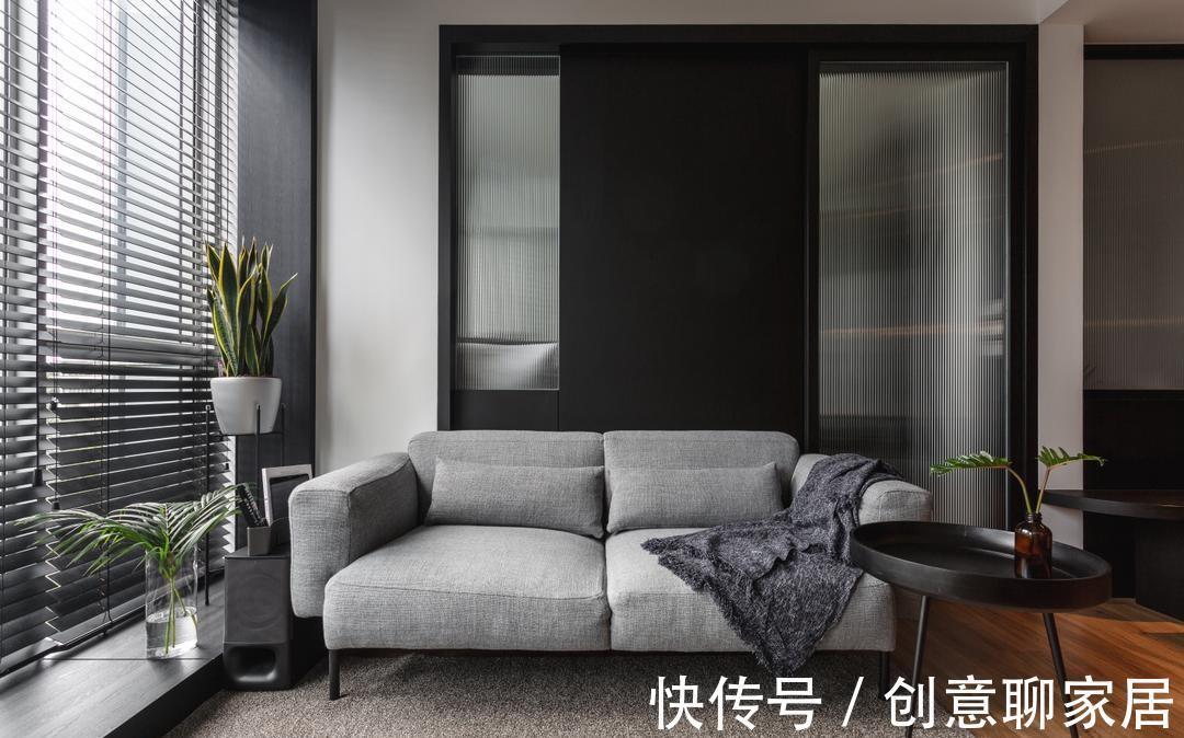 时尚|要是你也一人独居,就装经典黑白灰风,59㎡很时尚一人一屋很潇洒
