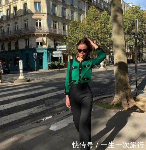 洛薇 秋天街头的“法式优雅”，我劝你这样穿，法国女人的时髦，你也有！