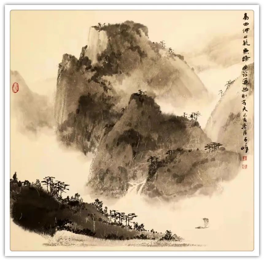 上海美术馆#「书画贺年」武千嶂:恭祝全国人民新年快乐