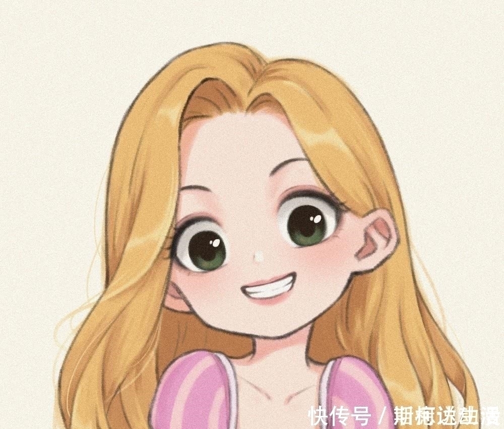 花木兰|大触手绘Q版迪士尼公主,乐佩一看就很难驾驭,艾莎一眼万年