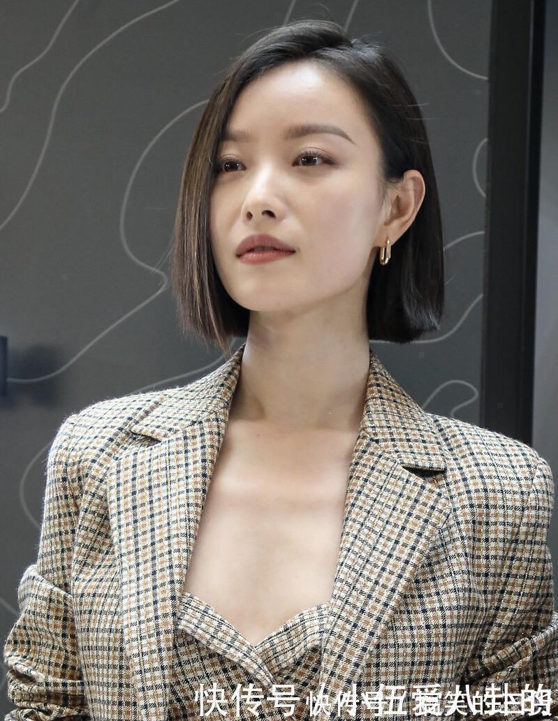 时尚|好看不用打理的短发有哪些?一刀切的齐下巴短发不错,简单又时髦