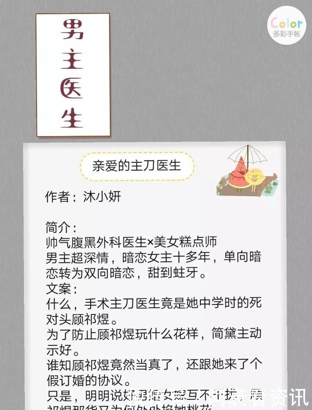 男主是医生的文全程无虐点,又苏又甜,甜到蛀牙!