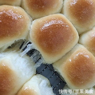 豆沙气泡小面包,不用厨师机也能做的面包
