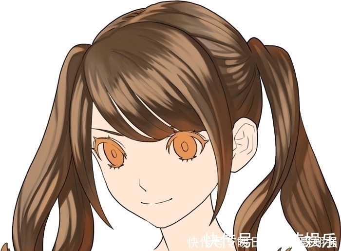 双马尾|人物头发上色其实很简单!画不好是你没学会正确的绘画方法!