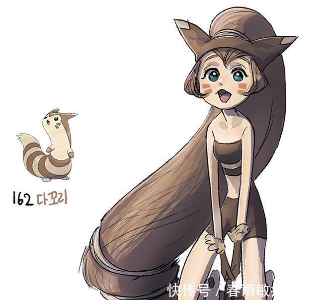 神奇宝贝|画师将宝可梦拟人化后,梦妖变身邪恶巫女,信使鸟则成了圣诞老人!