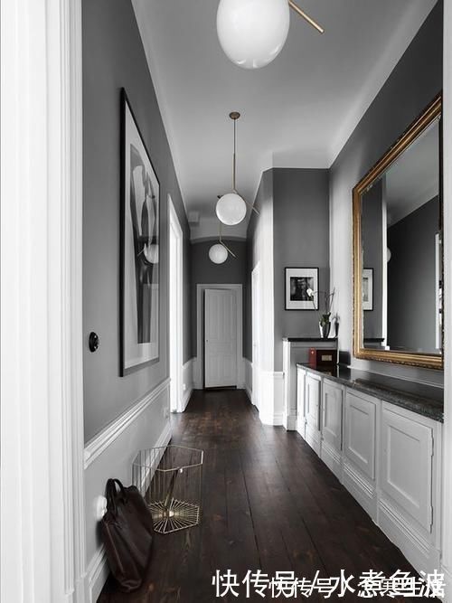 齐家|1米宽长走廊就不该浪费,打排柜子挂上画,多2㎡亲戚参观有面子