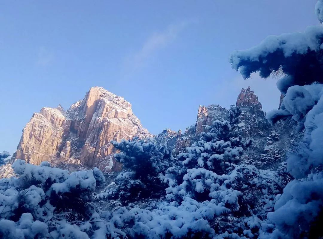 天崮山|冬风挥毫，天地作画！栖霞这座山，美得令人震撼！