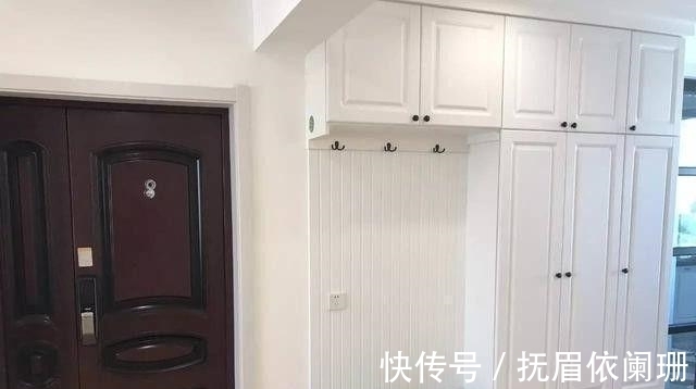 墙面|同事婚房, 头一次见阳台安装拖把池, 厨房地砖真的好漂亮