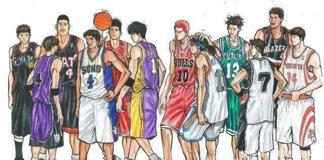 灌篮高手|灌篮高手三年级对抗一二年级联队,一二年级有三个强点可以完胜!