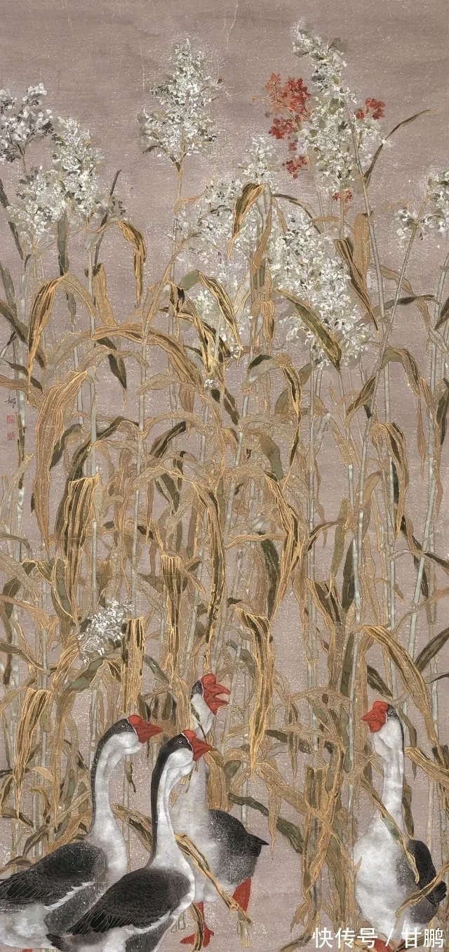 寂寞#一个耐得住寂寞的创作者|王娜娜工笔花鸟画