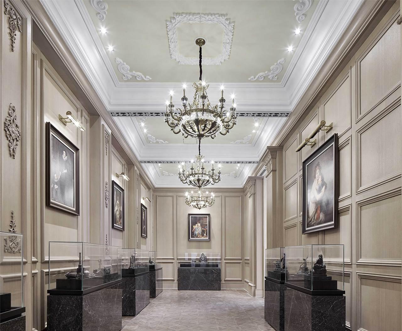 人文礼遇,一个售楼处的“文艺复兴”丨售楼中心空间设计