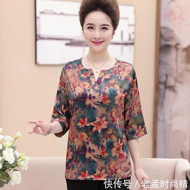 连衣裙 时尚妈妈装连衣裙,穿上以后尽显优雅女人味,做最美女人