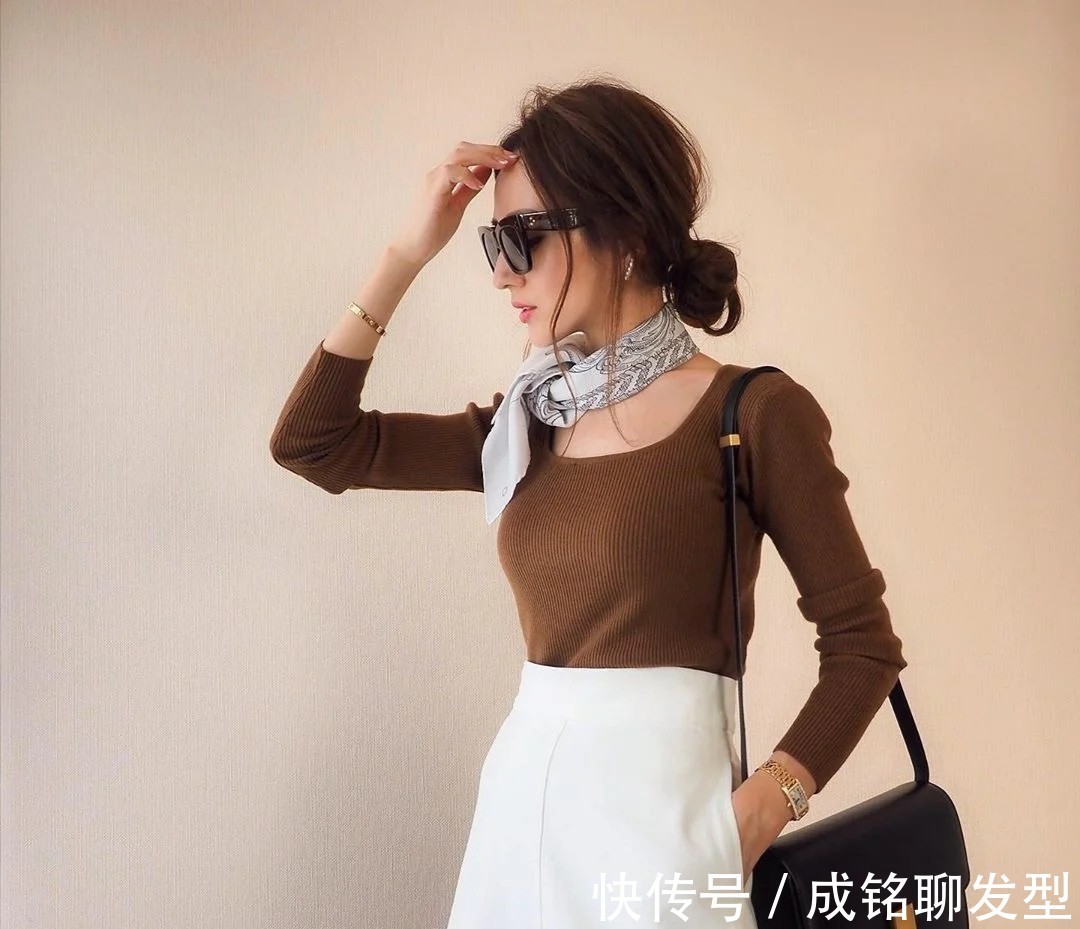 针织|奔四的日本宝妈星玲奈,凭借独特“显高术”圈粉无数,小个子必看