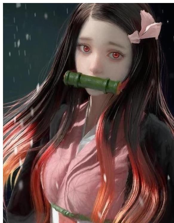 蝴蝶|鬼灭之刃:这是比真人化还要真!伊之助腹肌赞,祢豆子有仙气