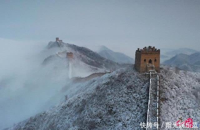 春雪云海映长城 人间仙境金山岭(组图)