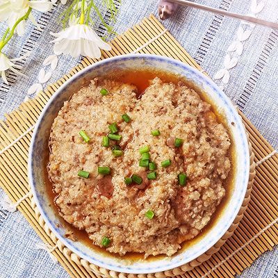 香菇|莲藕蒸肉饼