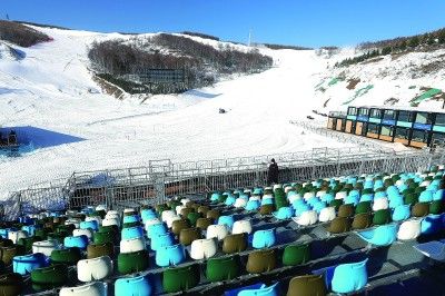 北京冬奥会|滑雪公园赛道塑型忙