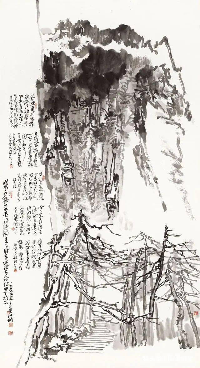 巴山蜀水@他的山水画里的大山大川大多出自于神奇的巴山蜀水