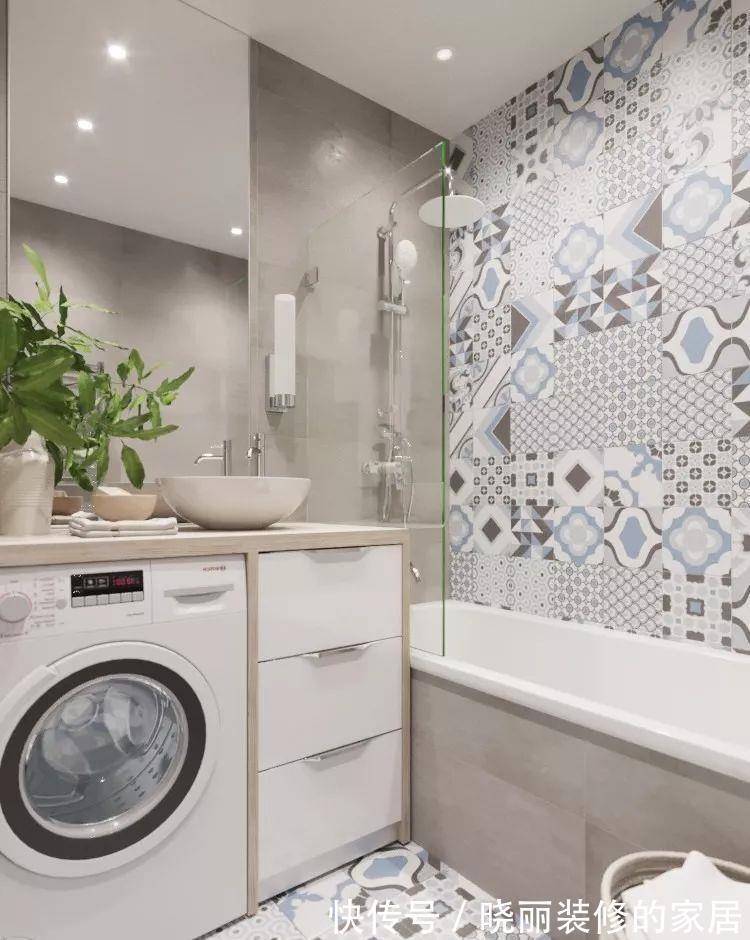 卫生间|5㎡的卫生间怎么放洗衣机?看完就知道了!