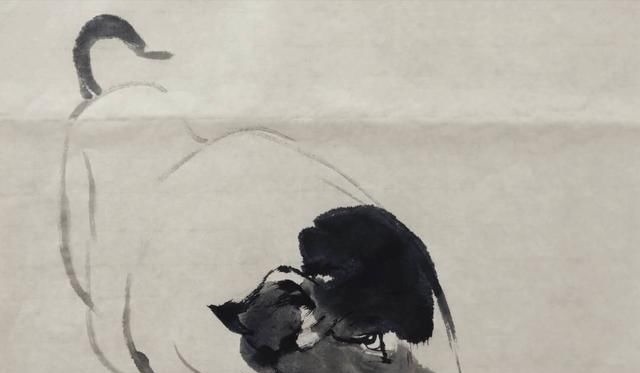 浓墨&没见过这么画猪的,太形象了,还是国画有意思