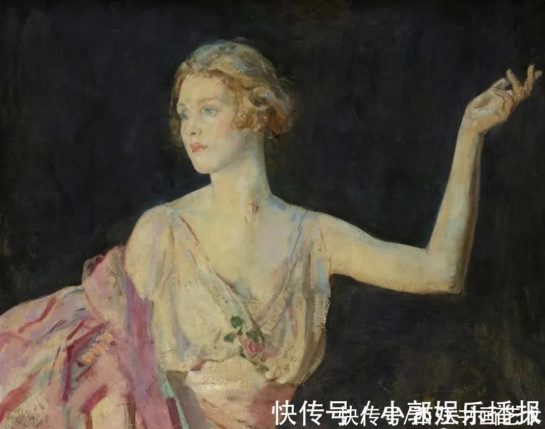 麦克沃伊&有质感的水彩肖像：英国画家亚瑟.麦克沃伊作品选