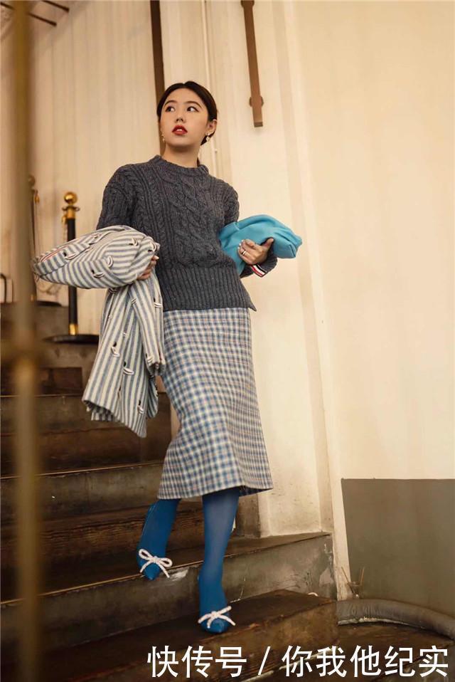 开衫|能将“毛衣”,穿得很洋气的人,才是真的时髦精