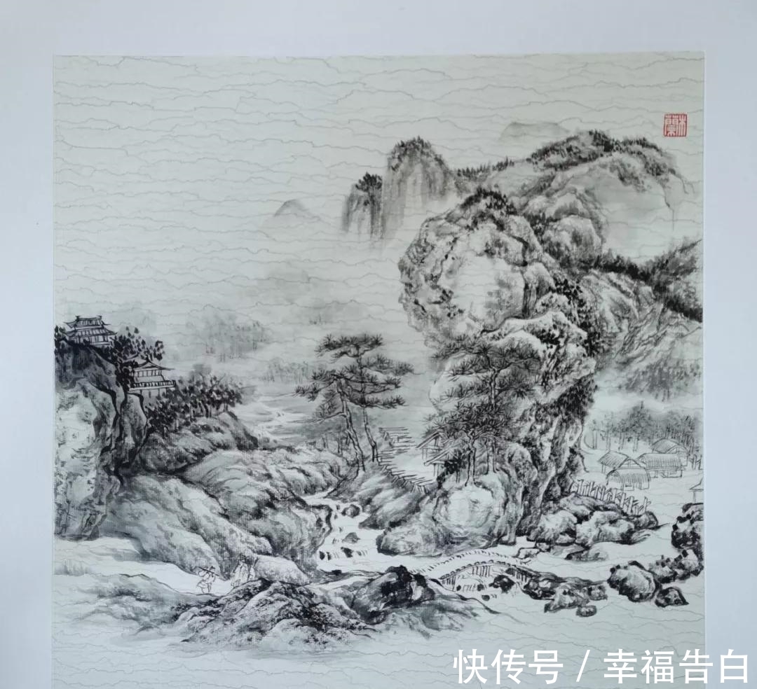 师法|北师大书画协会会长李木兰:笔墨青山作品鉴赏