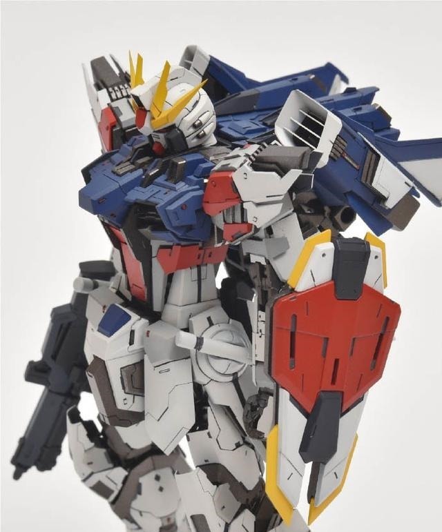 pl增加细节改造,高跟鞋创制强袭高达模型!