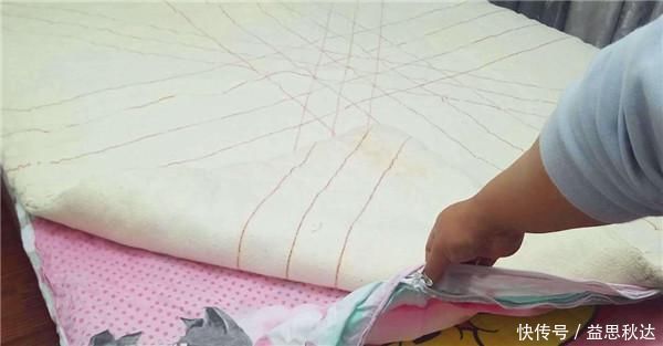 被单|被子总在被罩里“乱跑”别用针缝,教你这个实用小方法,很服帖
