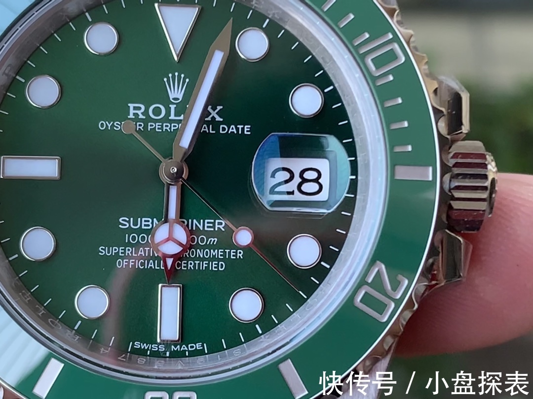 皇冠标|VS劳力士绿水鬼3135系列腕表评测