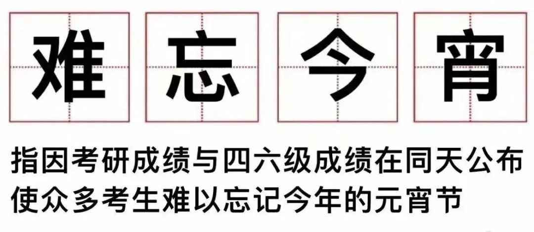 难忘今“宵”，四六级和考研成绩公布！