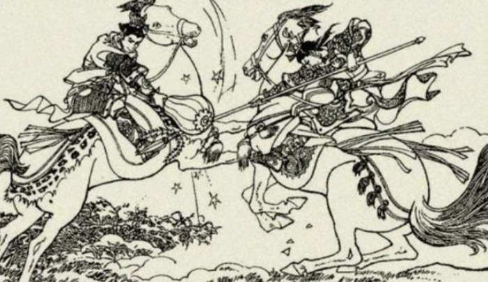 隋唐|隋唐第二好汉:万斤臂力,四百斤兵器,战李元霸,一照面被撕两片