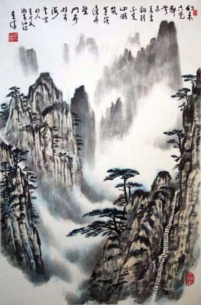 胸中存浩气，腕底起雄风——吴休 国画欣赏