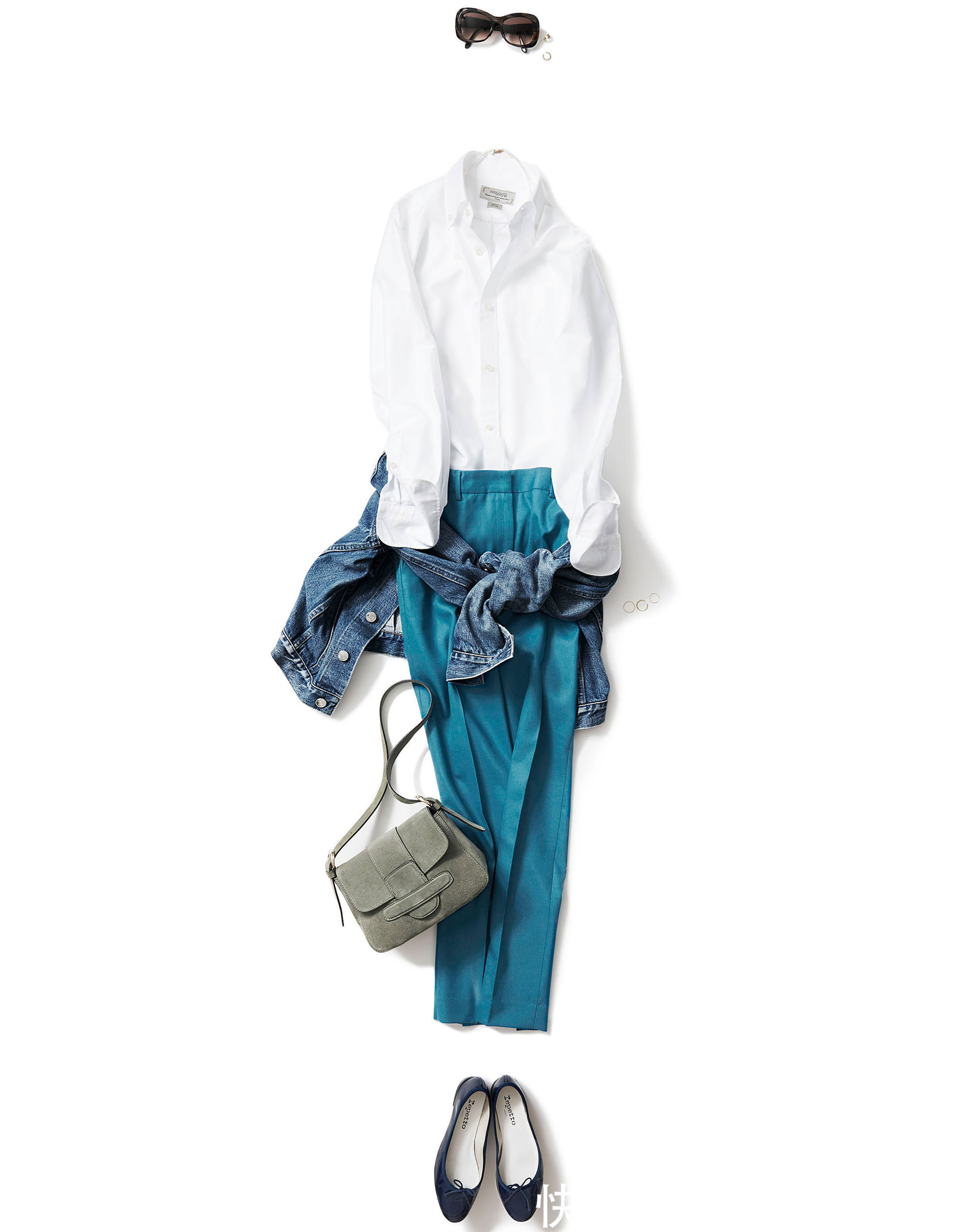 针织衫 春天穿衬衫时,请这样搭!4种高级“穿搭配色”方案,每套都完美