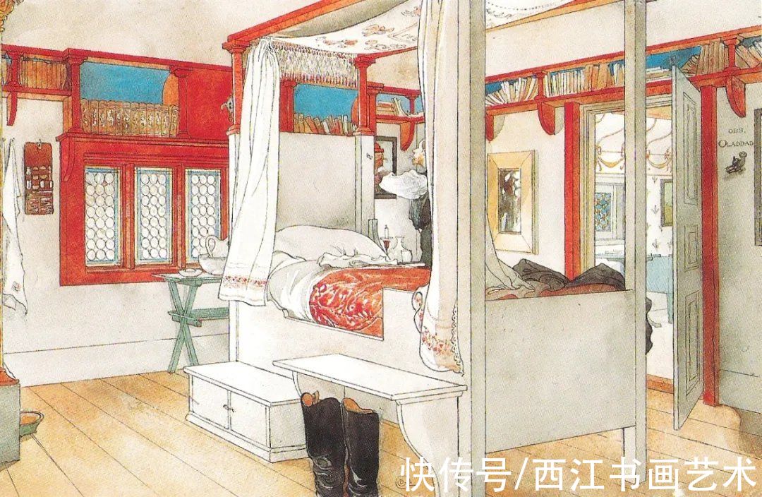 小屋|这精美的水彩插画，没见过就遗憾了