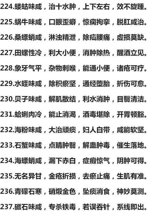 功效|300种中药药性口诀、功效一览表,值得学习,建议收藏加分享